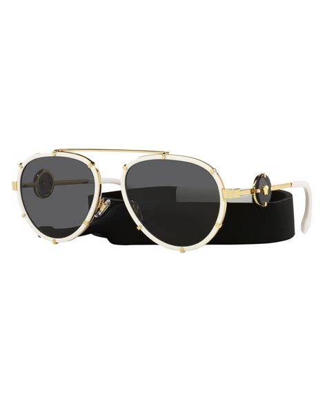 versace sunglasses frame|Versace women's aviator sunglasses.